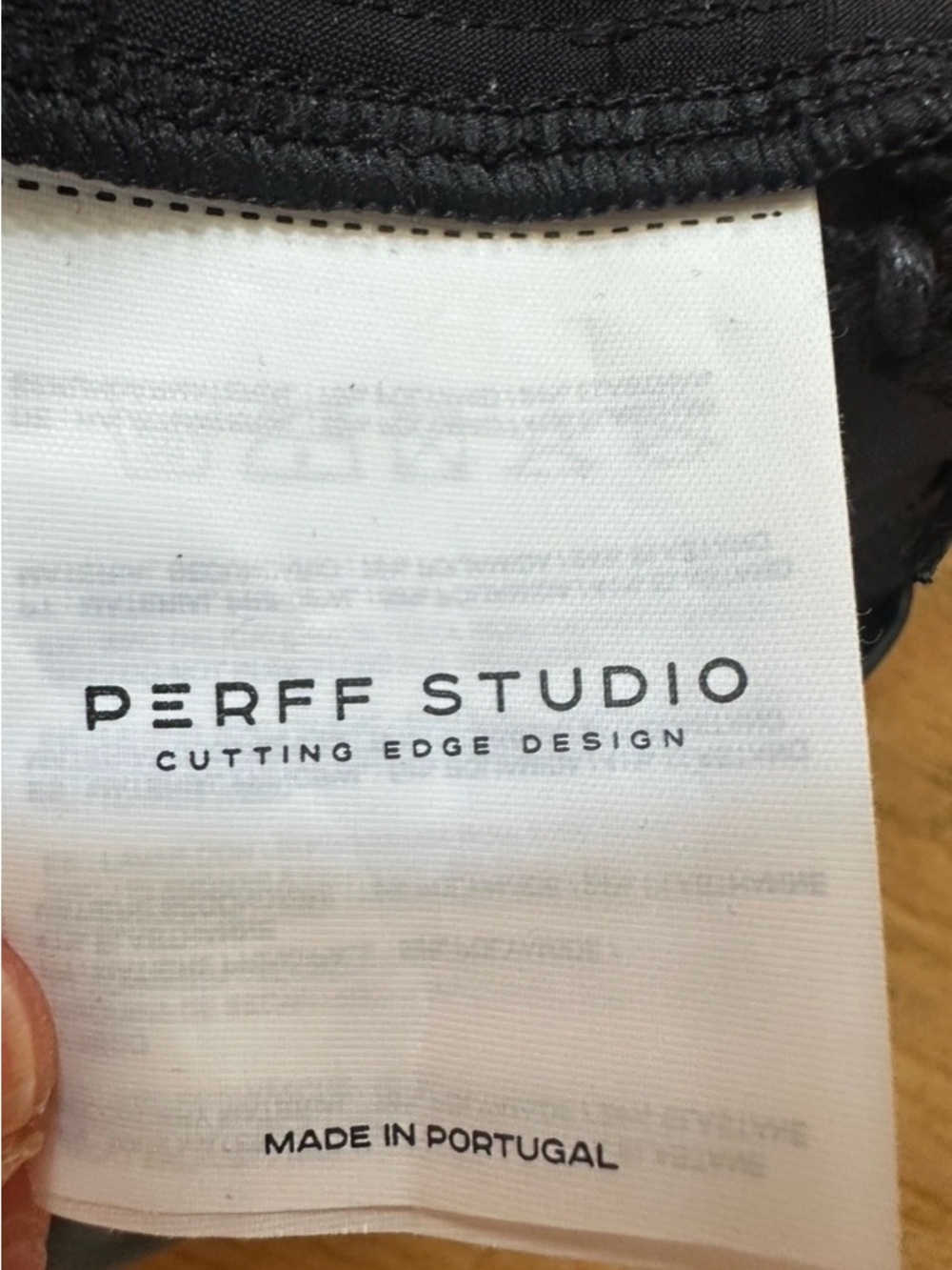 NWT Perff Studio Portugal Luxe Black Tapered Pants - S - Picture 5 of 10